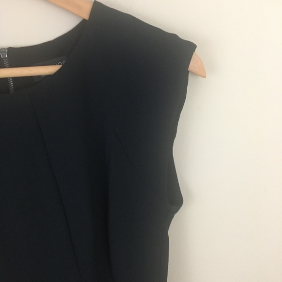 Topshop Dress Womens Size 6 Black  Fit and Flare Sleevel… - Picture 9 of 11